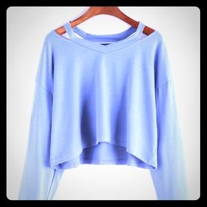 Long sleeved crop top